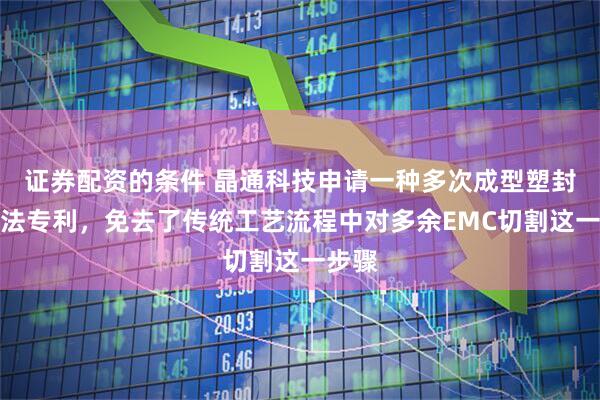 证券配资的条件 晶通科技申请一种多次成型塑封的方法专利，免去了传统工艺流程中对多余EMC切割这一步骤